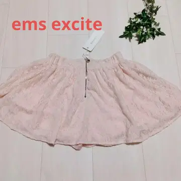ems excite 하트 참 전체 레이스 미니 큐롯 페어리 그런지