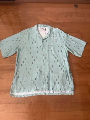 XL 새상품급 23ss YEAH! 올 패턴 오픈 카라 셔츠