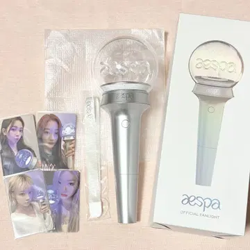 aespa 응원봉 트레이딩 카드 포함