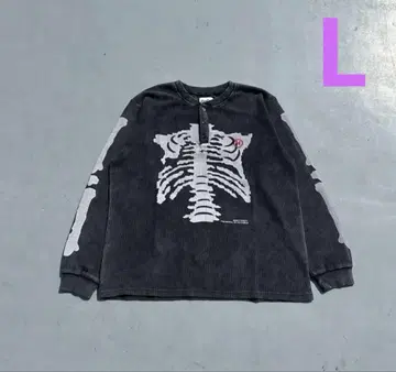 9090 Bone Henry Neck Thermal L/S Tee