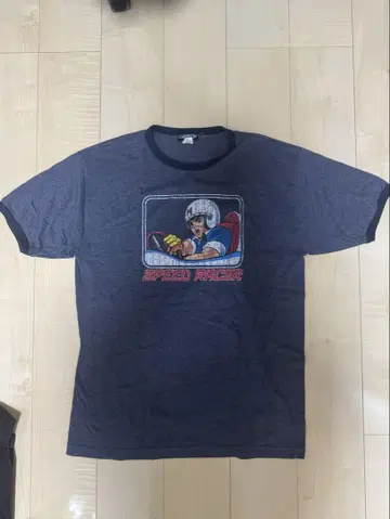 90s 스피드 레이서 티셔츠 구제 의류 마하 gogogo 링거 티셔츠