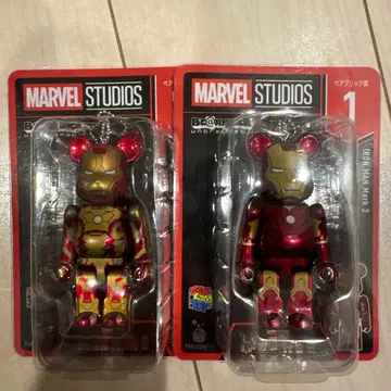 낱개 판매 불가 Happy 복권 MARVEL 아이언맨 메디콤토이 베어브릭