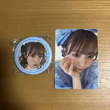 CUTIE STREET 우메다 미유 트레이딩 카드 캔 배지 세트