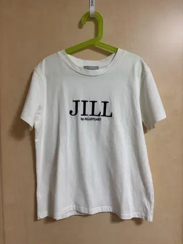 JILL by JILLSTUART 화이트 로고T셔츠