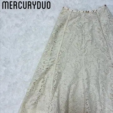 MERCURYDUO 아이보리 레이스 스커트
