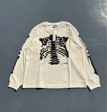 9090 Bone Henry Neck Thermal L/S Tee