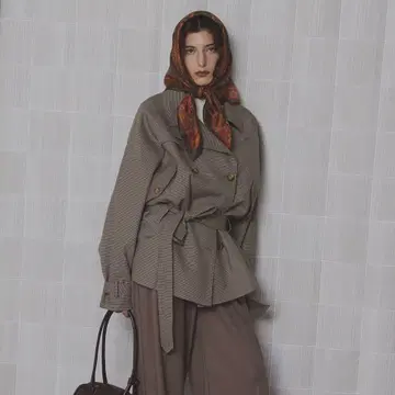 ameri 아메리빈티지 DADDY MIDI TRENCH COAT