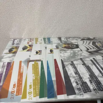 제일복권 가면라이더 쿠우카 F상 클리어 포스터 7장 세트