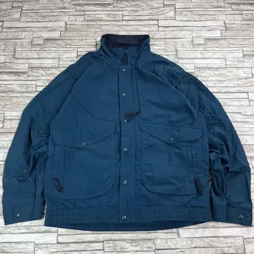 80s L.L.Bean 마운틴 나일론 자켓 그린 짧은 기장