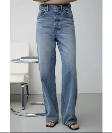 AZUL DENIM 하이웨스트 와이드 데님