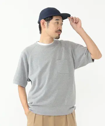 BEAMS PLUS LOOPWHEELER 맨투맨 반팔 XL