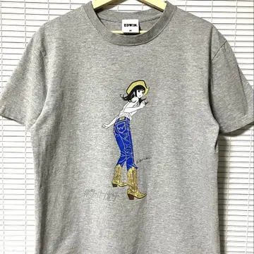 EDWIN 청바지 여자 x 에구치 히사시 콜라보 T셔츠 M 사이즈