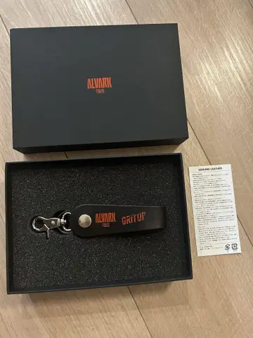 알바루크 도쿄 로고 가죽 키링 GENUINE LEATHER