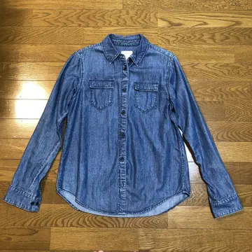 르쉘 블루 데님 셔츠 38