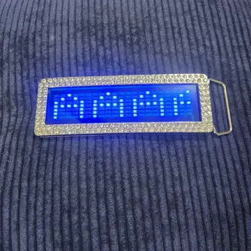 초레어 LED 라이트 버클 00s y2k 벨트 버클 hiphop