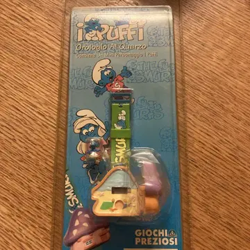 스머프 토이 워치 매쉬룸 하우스