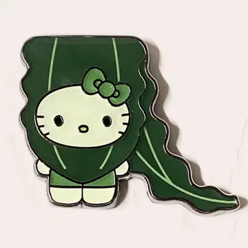 오사카 간사이 만박 일본관 해조류 키티 핀 배지 다시마