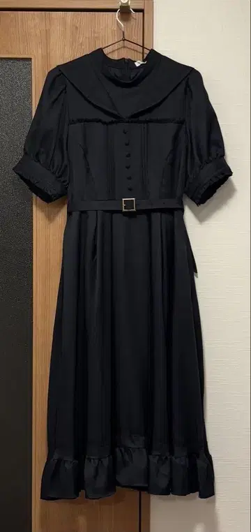 마린 아카데미아 클래식 로리타 쿠루미 원피스 네이비 다크 네이비