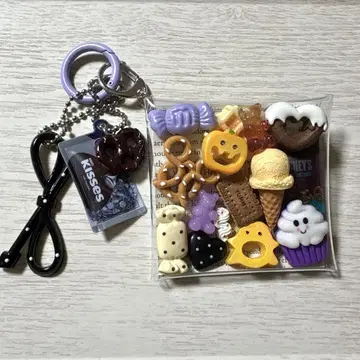 가챠 파우치 허쉬즈 할로윈 퍼플 오렌지