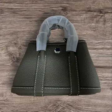 새상품 천연 가죽 토트 미니 미니백 그레이지