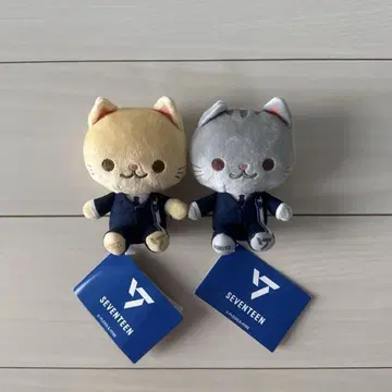 미사용 택 포함 seventeen 세부치 고양이 봉제 인형 우지 민규