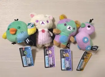 리락쿠마 손바닥 봉제 인형 할로윈 코리락쿠마 오리 무선 조종 좀비