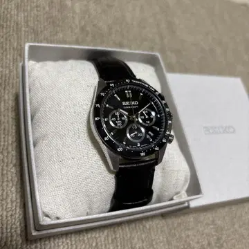 세이코 크로노그래프 세이코 chronograph 가죽 밴딩
