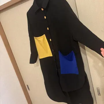 비대칭 셔츠 원피스