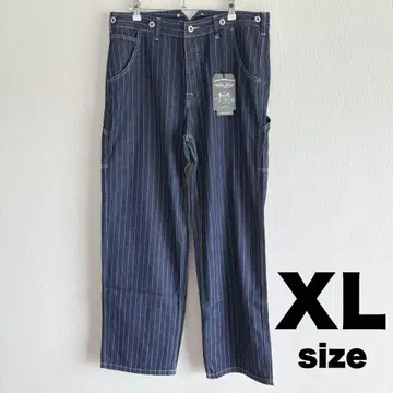 워배시 데님 XL 와이드 팬츠 청바지 스트라이프