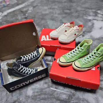 CONVERSE 스니커즈 가챠 3개 세트