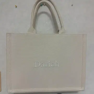 다리치 로고 토트백 화이트