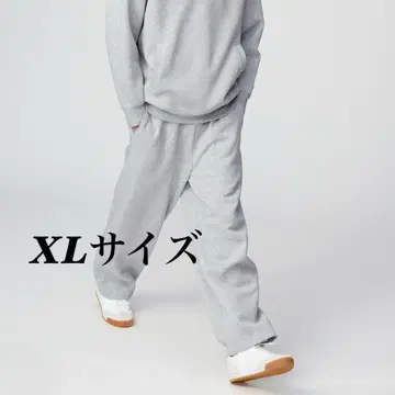 UNIQLO C 맨투맨 와이드 팬츠 그레이 XL 사이즈