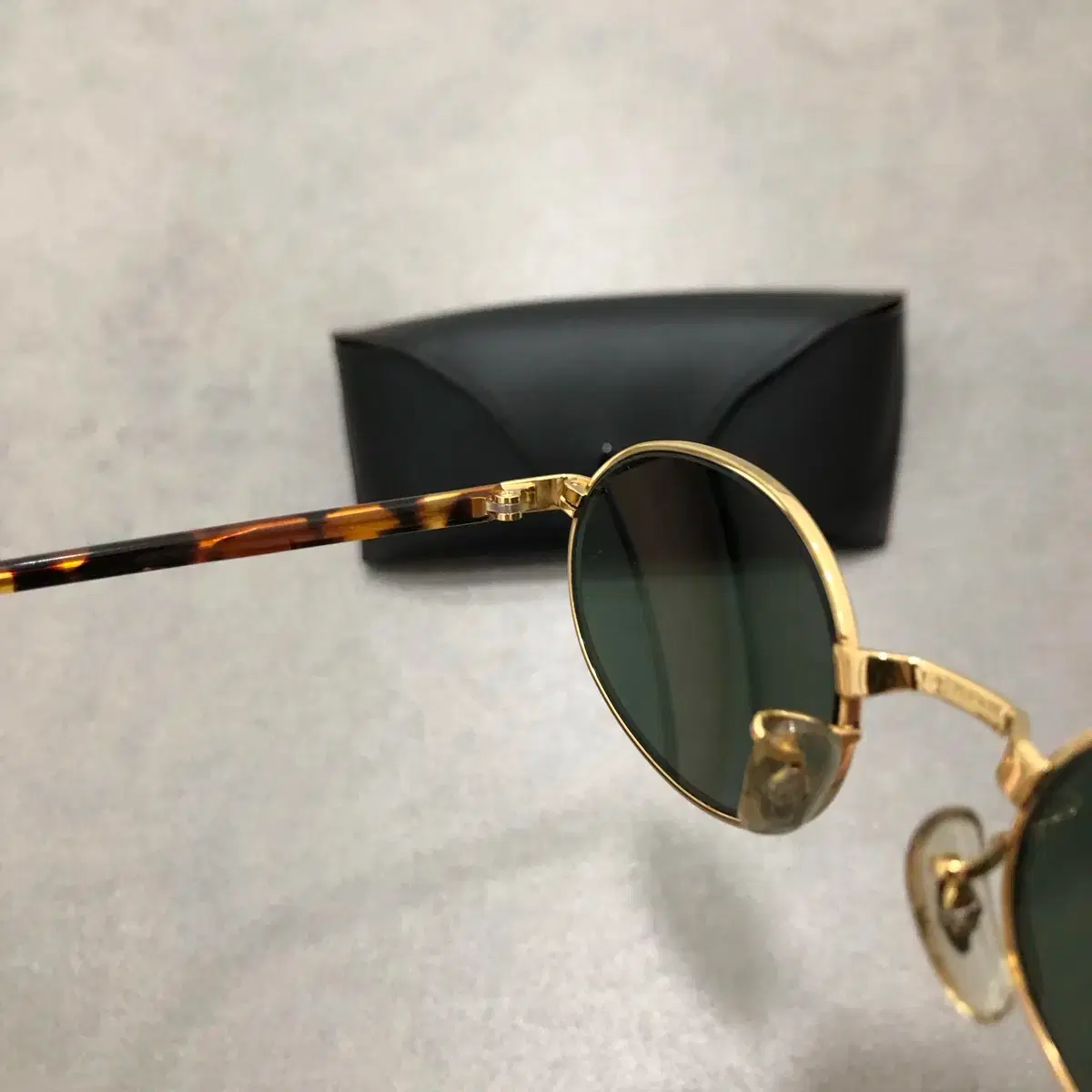 Ray-Ban 오리지날 Wayfarer Polarized 선글라스 Tortoise/그린 2140 902/58 54mm 명품 브랜드 추천  RB 54-1, image size:1200x1200