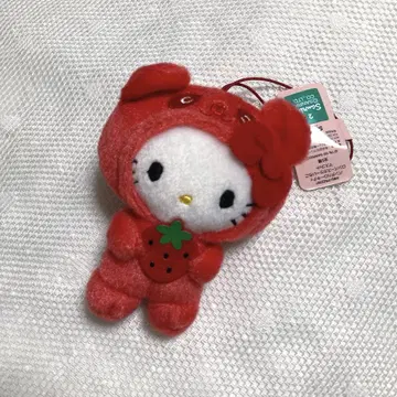 팬더 헬로키티 올인원 딸기 마스코트 헤이세이 레트로 당시물
