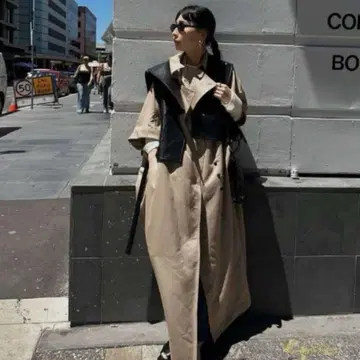 ameri TRENCH MULTI WAY LONG VEST