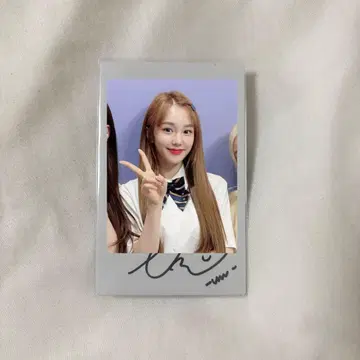 wooah 우아 나나 폴라로이드 폴라로이드 친필 사인