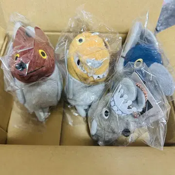 레오 리오니전 가면 포함 봉제 인형 쥐 키링 시어도어