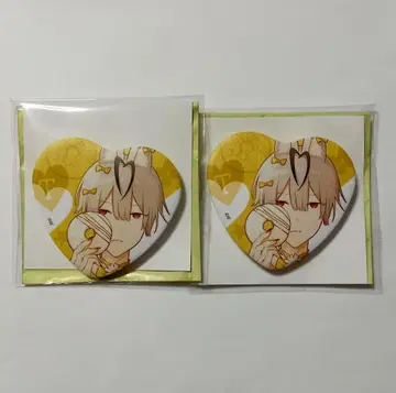 가을바람 마르쉐 하니브 테오 캔뱃지 2개 세트