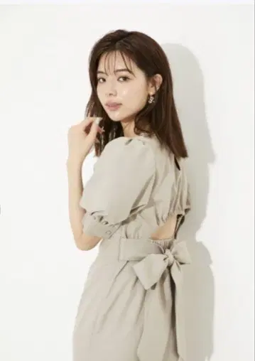 [rienda] 백리본 머메이드 원피스