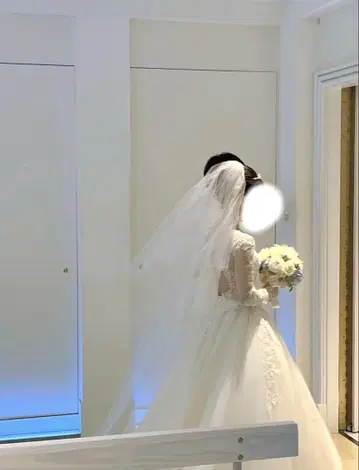 웨딩 롱 베일 무지 2.5m 오센틱 긴자
