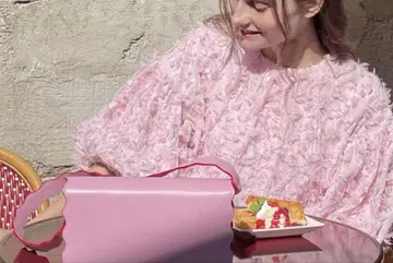 트루 바이 마리코 오이카와 pas de chat 리본 튤 상의