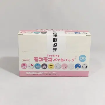산리오 트레이딩 모코모코 보아 페이스 캔뱃지 10종 세트 (1BOX)