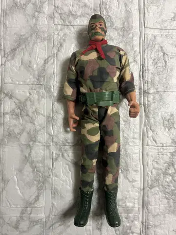 밀리터리 액션 피규어 1/6 12인치 위장복 빨간색 스카프 GI 조