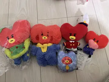 BTS V 테테 TATA 봉제 인형 5개 세트