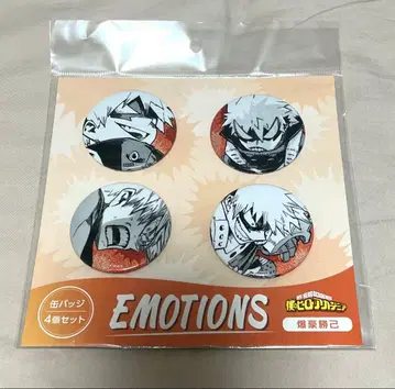 히로아카 바쿠고 카츠키 EMOTIONS 캔 배치 4개 세트