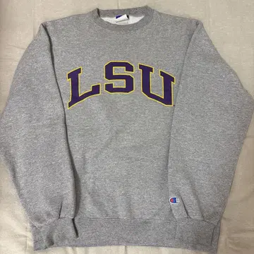 champion LSU 맨투맨 트레이닝복 그레이 L 사이즈