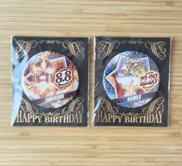 [ 미개봉 새상품 ] 호크스 엔데버 생일 캔뱃지 히로아카
