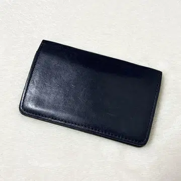 SOMES 가죽 카드 케이스 명함지갑 네이비