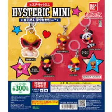 HYSTERIC MINI 메지루시 액세서리 5종 세트