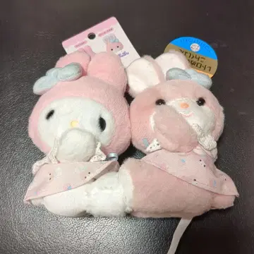 봉제 인형 마이멜로디 & 크리미 토끼 [ 레트로 봉제 인형 컬렉션 ]